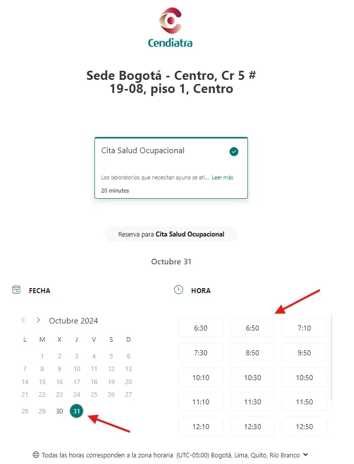 Agendar Cita
