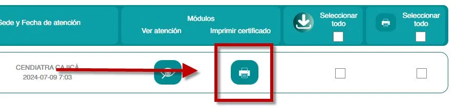 Descarga Certificados
