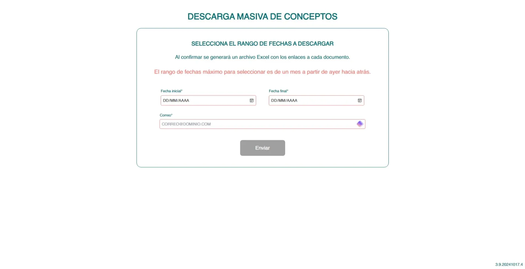 Descarga Masiva de Certificados