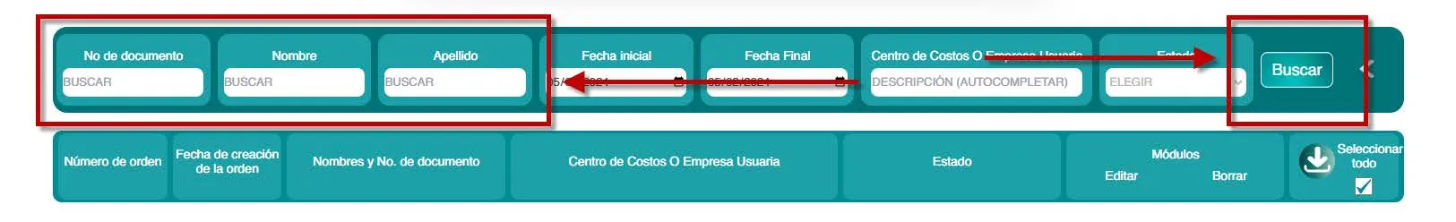 Gestionar Ordenes