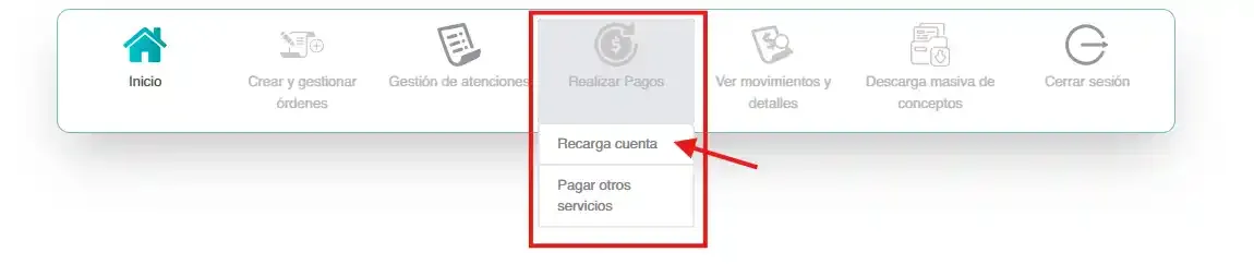 Recargar Cuenta