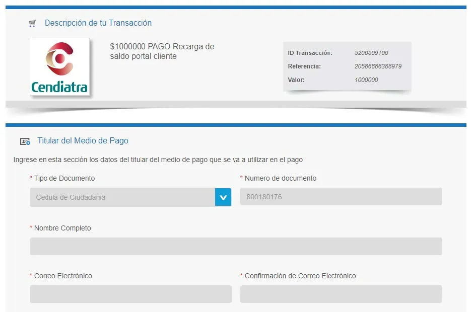 Recargar Cuenta 6
