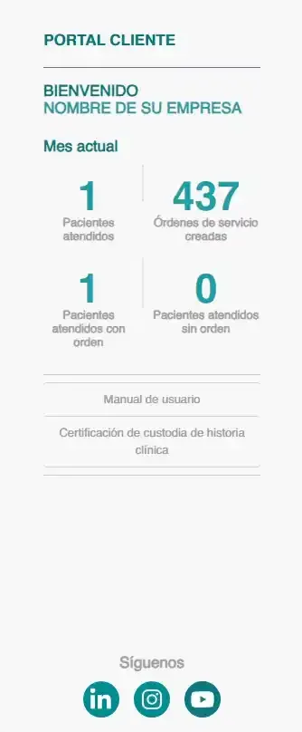 Pantalla Principal Crédito